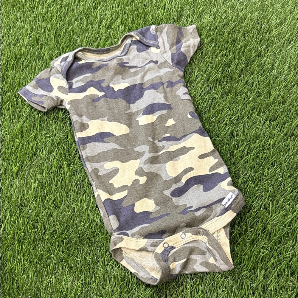 Gerber Organics Onesies Bodysuit - Camo Print